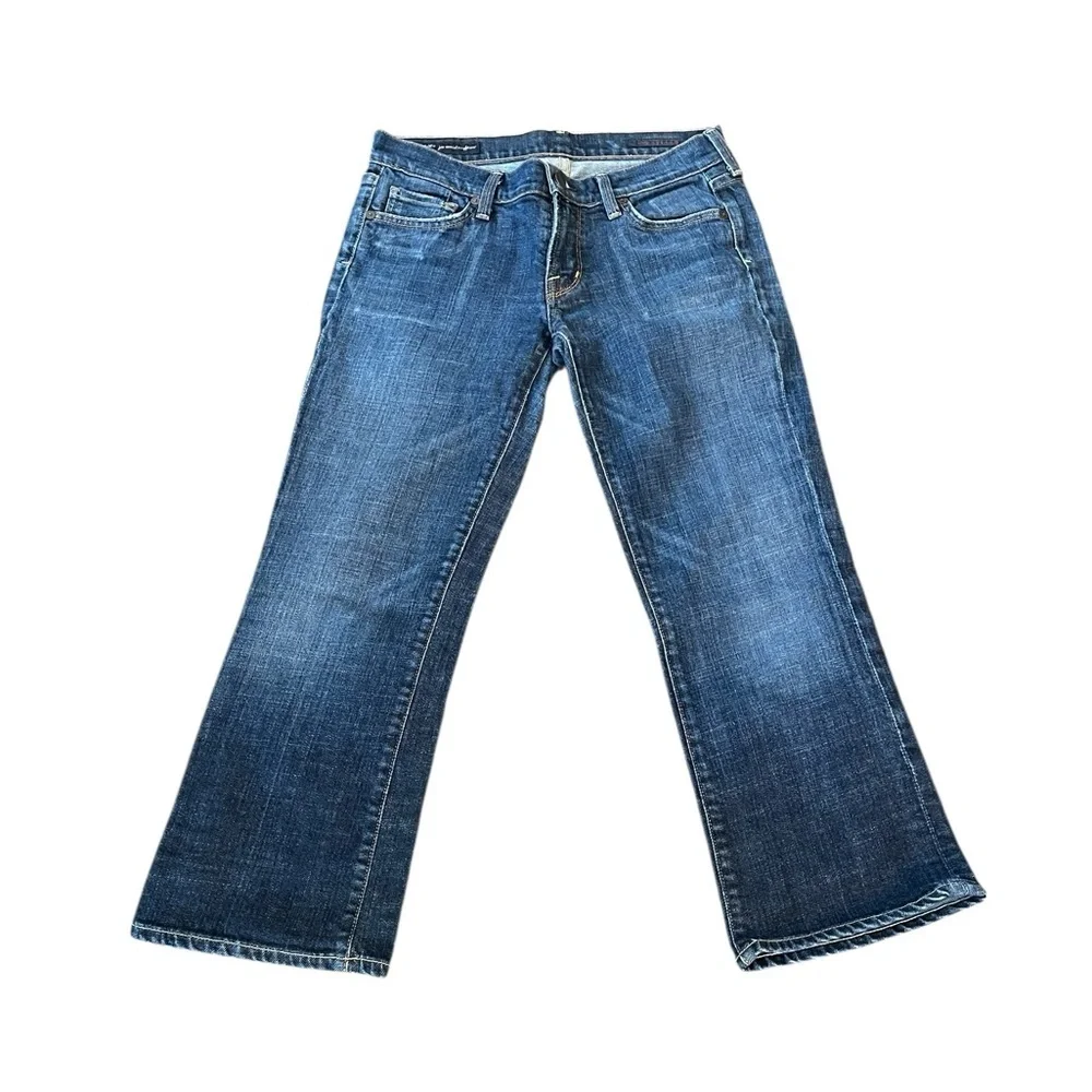 Citizens Of Humanity Kelly # 063 Low Waisted Cropped Stretch Size 27